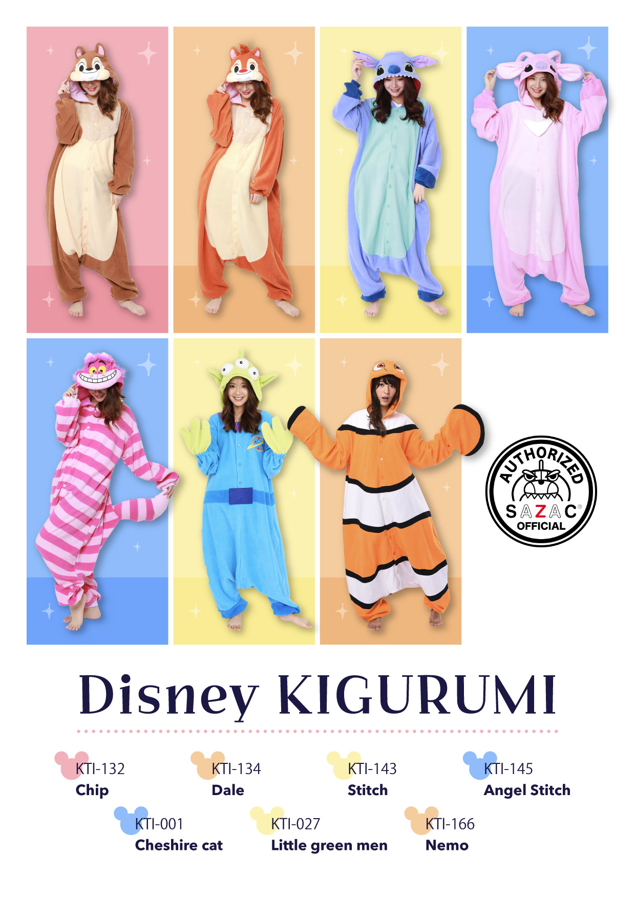Kigurumi Stitch et Cheshire Cat